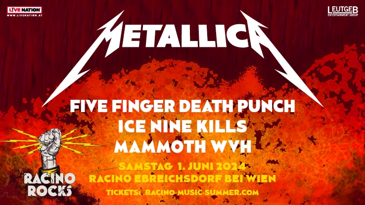 Metallica Live Wien 2024 Karten Festival Racino
